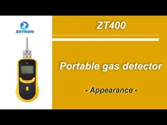 NH3 van de het Gasdetector van het Zetronzt400 de Draagbare Biogas Multih2s van O2 Infrarode Analysator van ch4