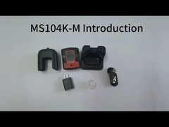 MS104K-M 4 in 1 draagbare gasanalysator O2 H2S CO Combustible gas/LEL Multi Gas Detector